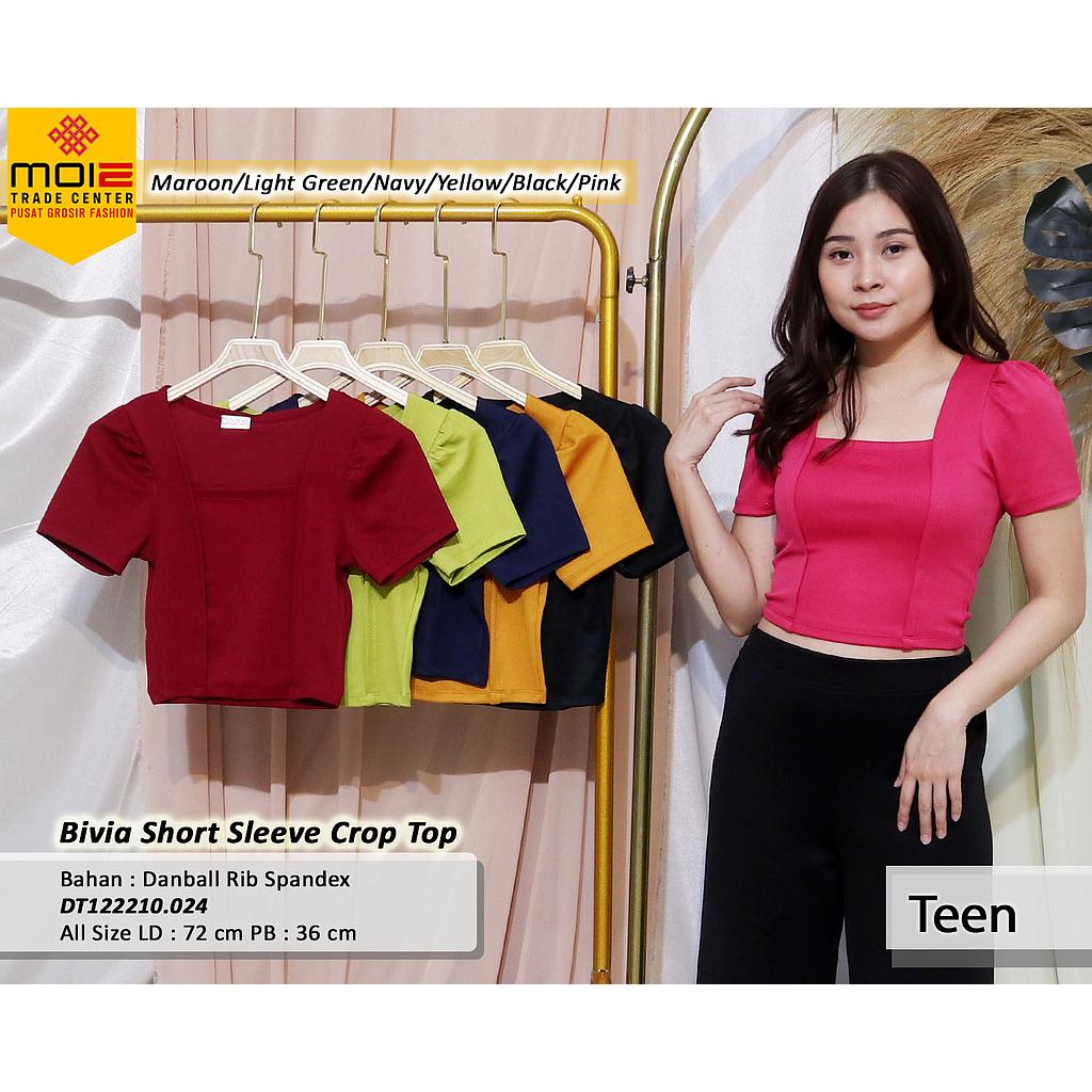 Bivia Short Sleeve Crop Top(DT.024)