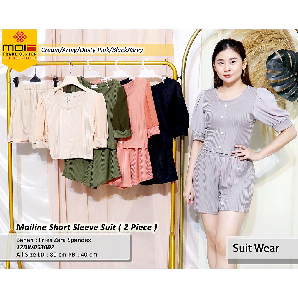 Mailine short Sleeve Suit( 2 Piece) (DW053)