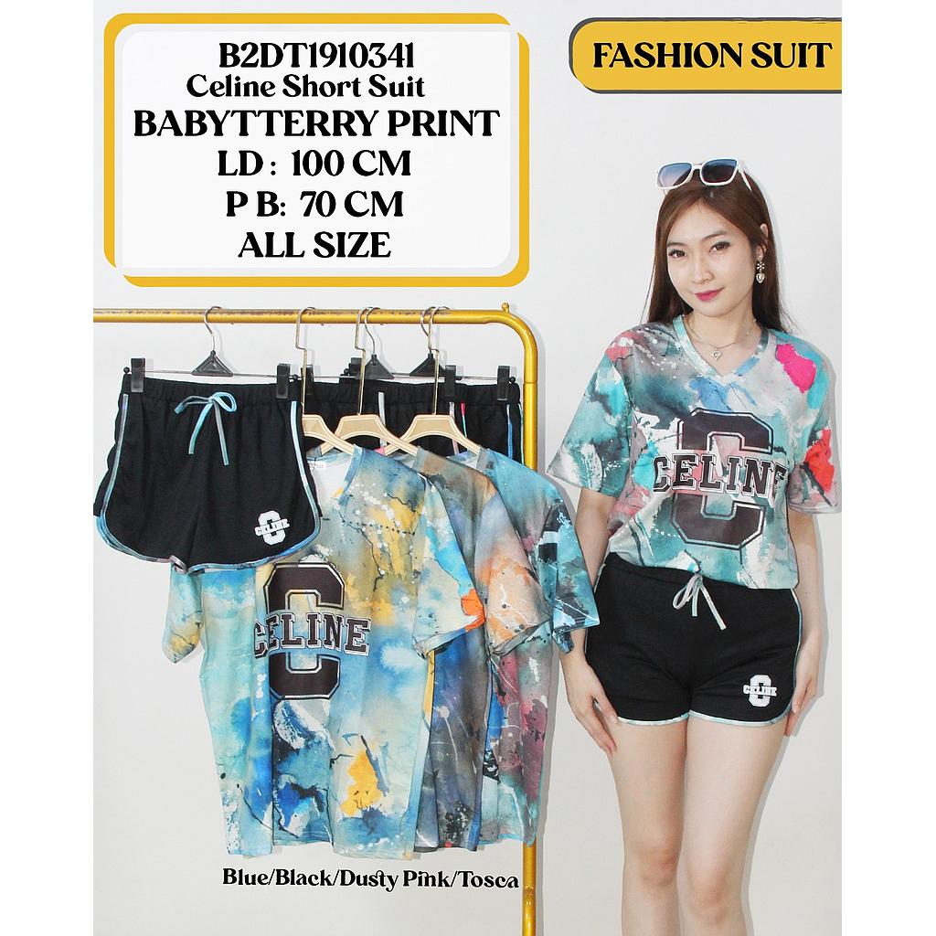 Celine Short  Suit(2 Piece)(DT191)