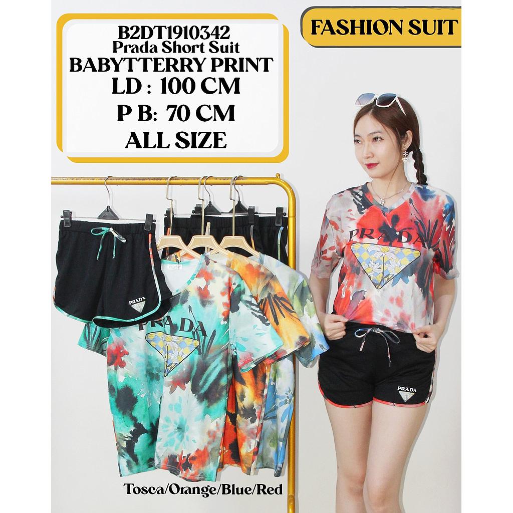 Prada Short Suit (2 piece)(DT191)
