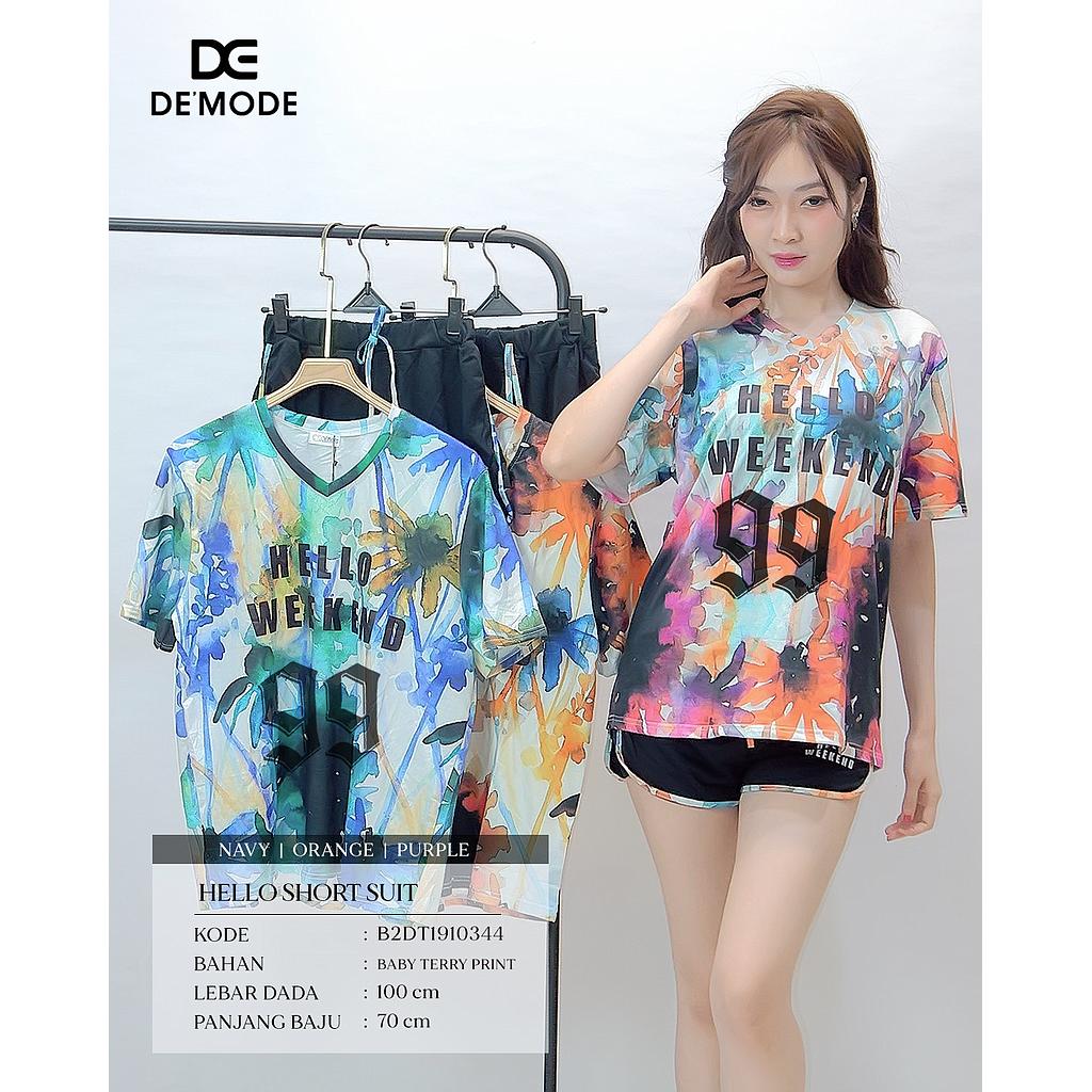 Hello Short  Suit(DT191)