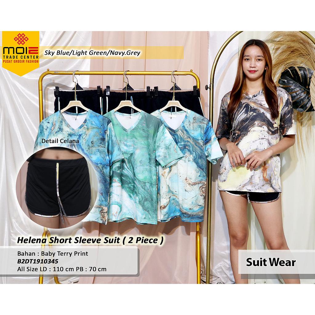 Helena Short Sleeve Suit ( 2 Piece ) (DT191)