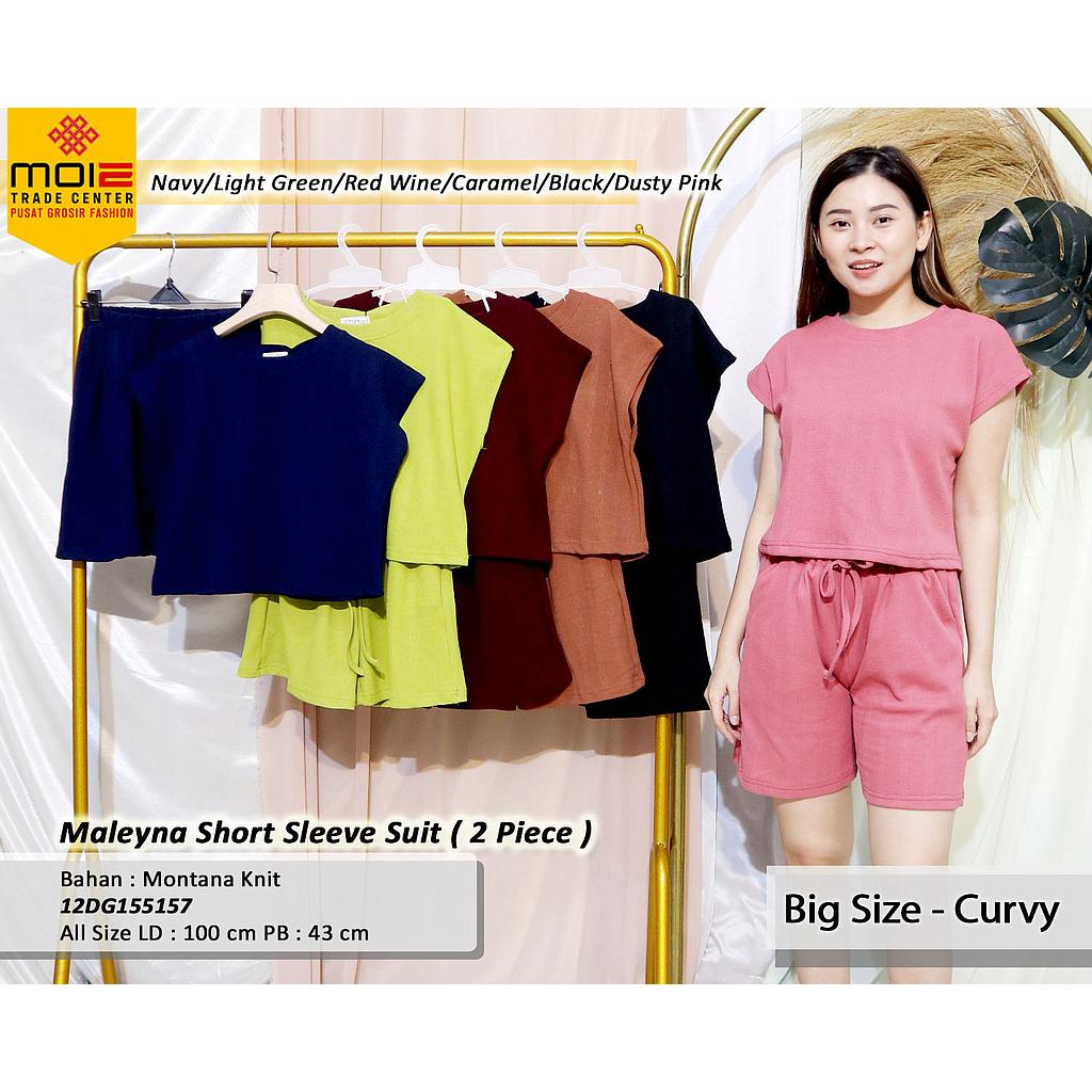 Maleyna short sleeve suit (2piece)(DG155)