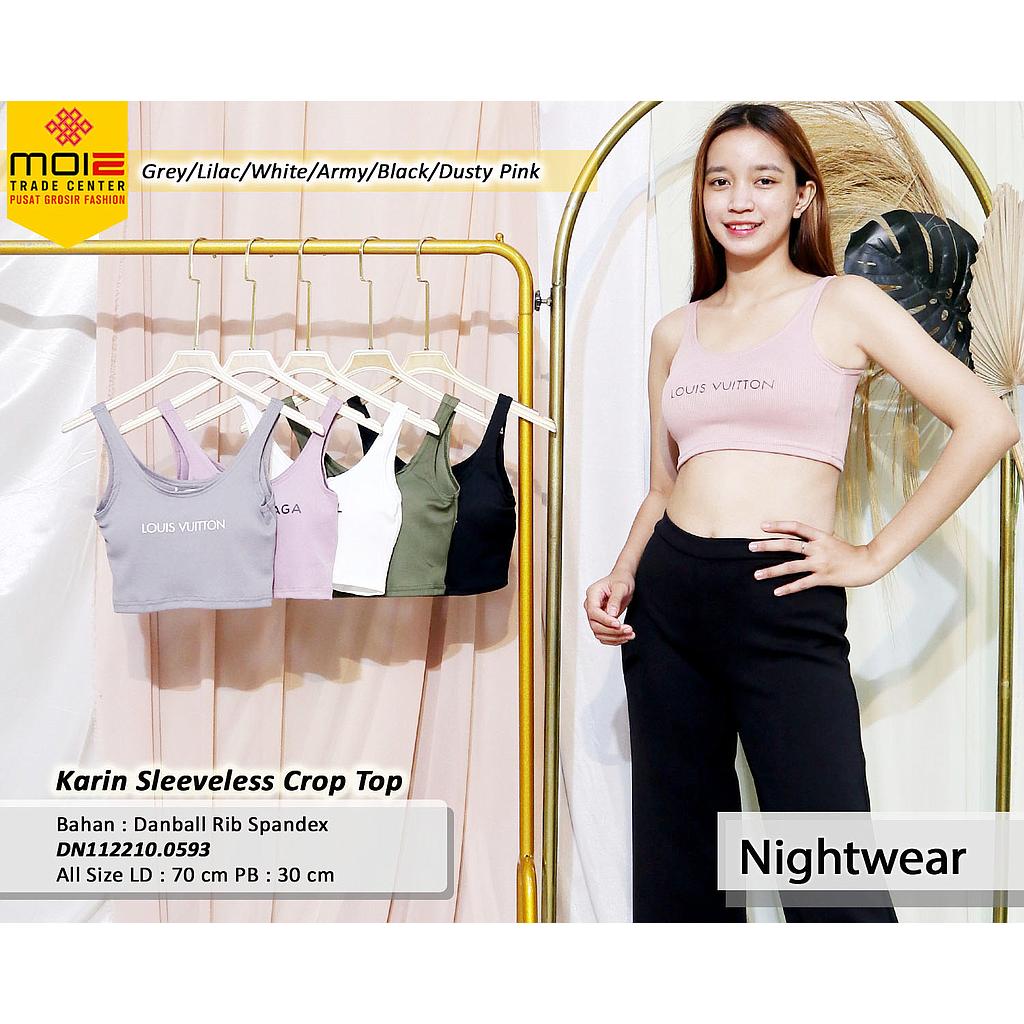 Karin Sleeveless Crop Top(DN.059)