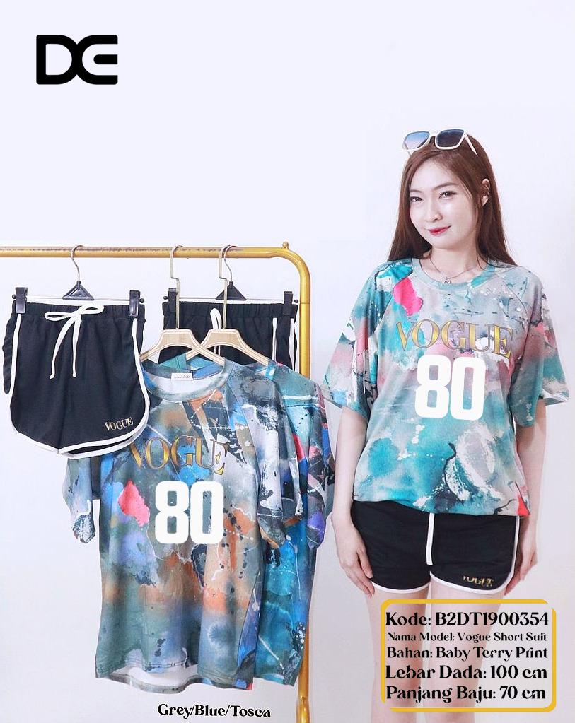 Vogue short suit (2piece)(DT190)