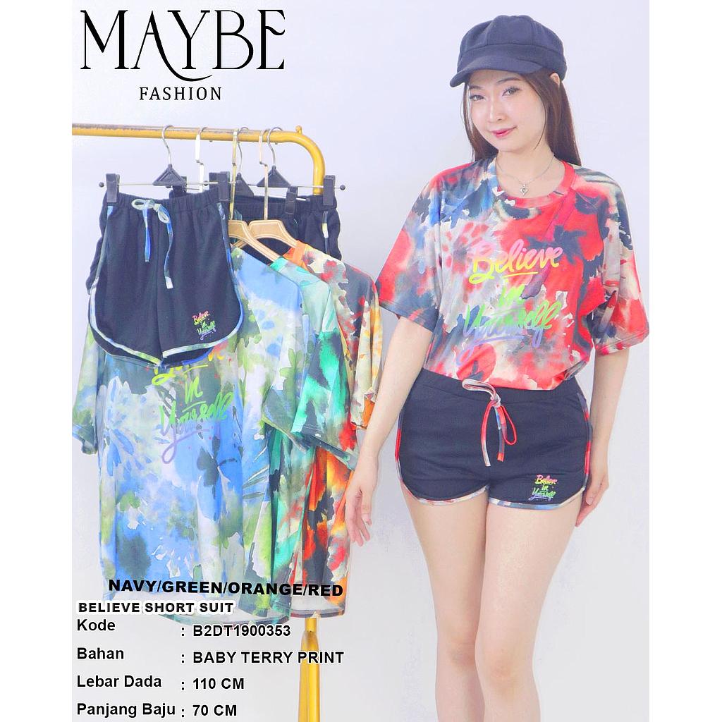 Believe Short Suit (2 Piece) (DT190)