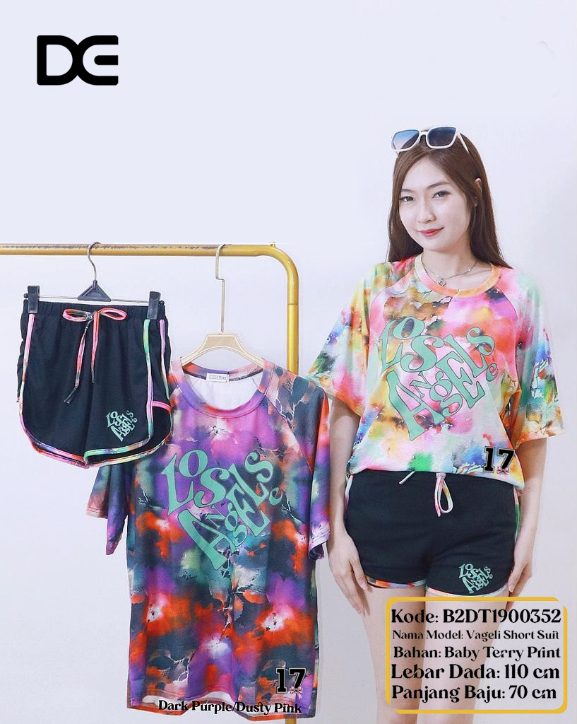 Vageli Short  Suit (2 piece) (DT190)