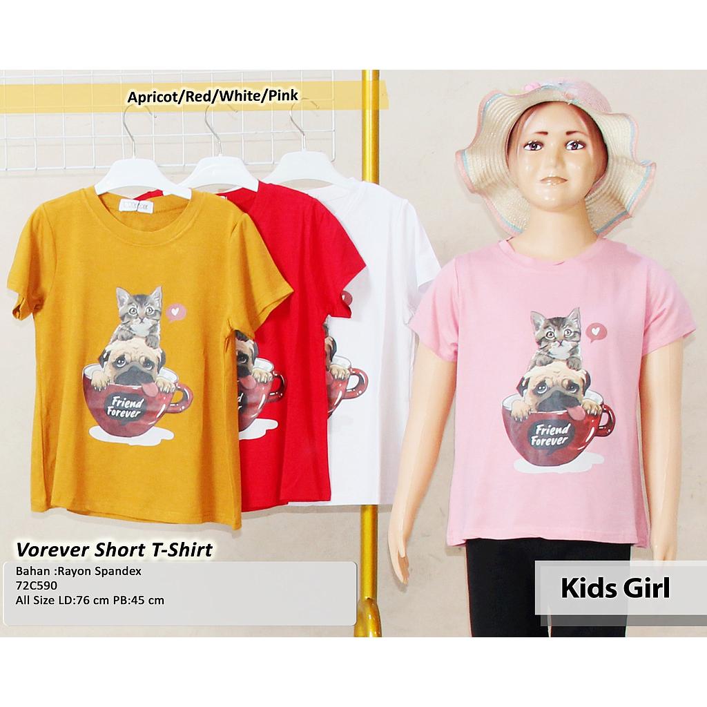 Vorever short t-shirt(C590)