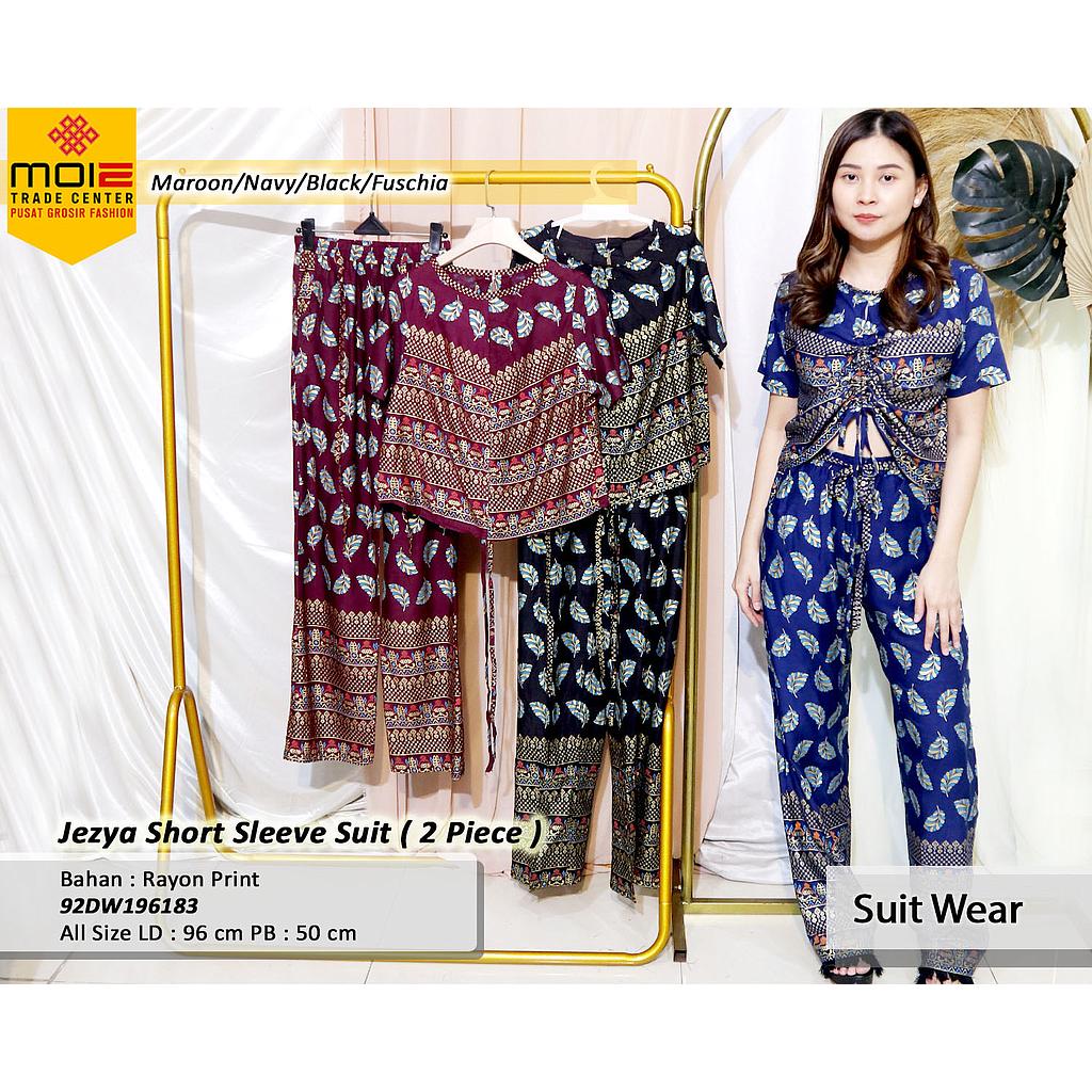 Jezya short sleeve suit(DW196)
