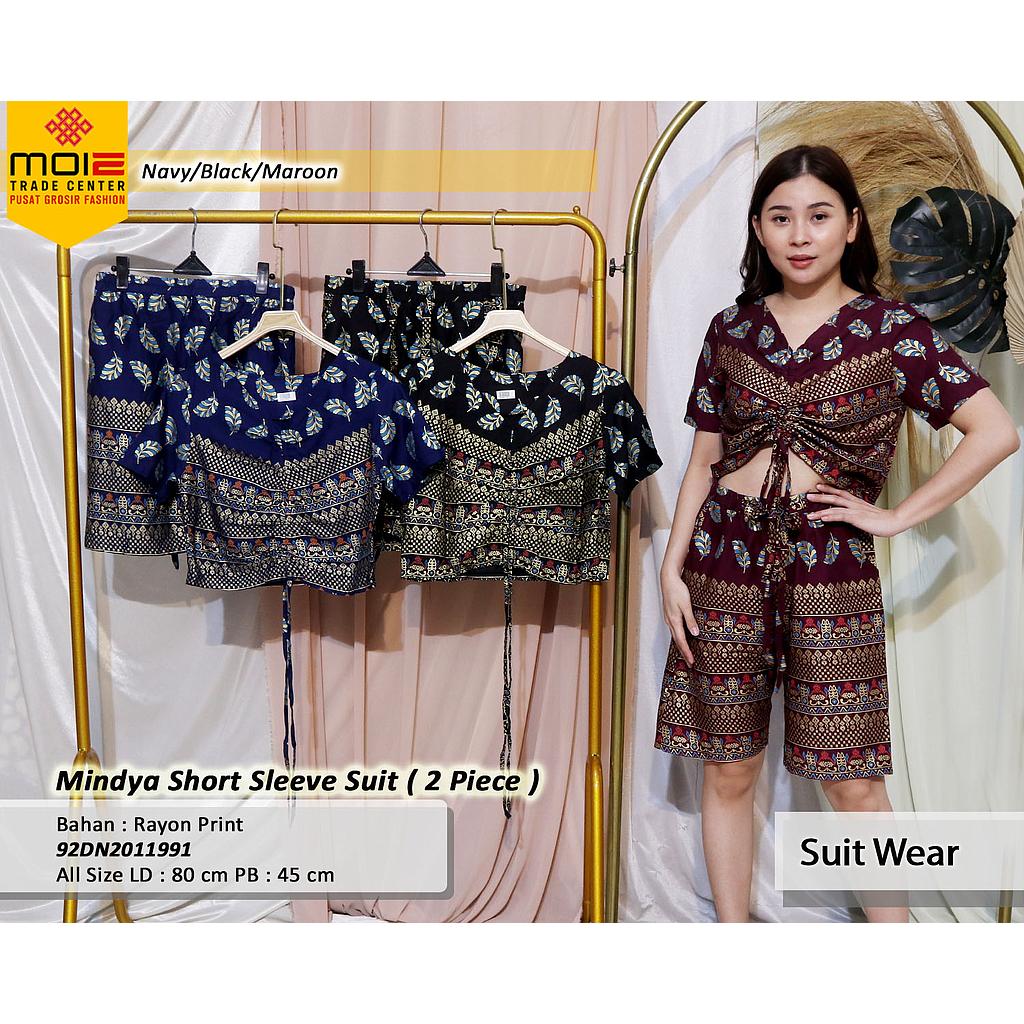 Mindya short sleeve suit(DN201)