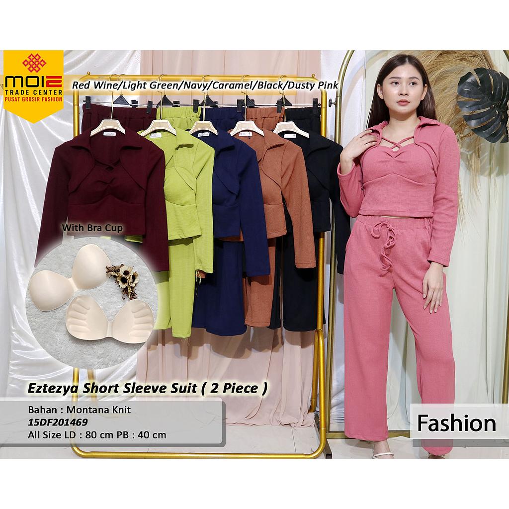 Eztezya Short Sleeve Suit (2 Piece) (DF201)