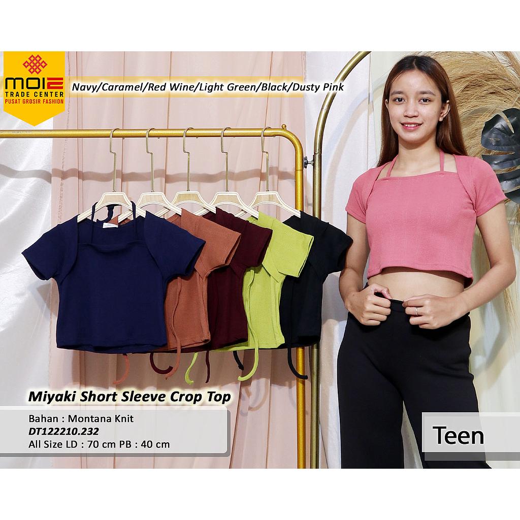 Miyaki Short Sleeve Crop Top(DT.232)