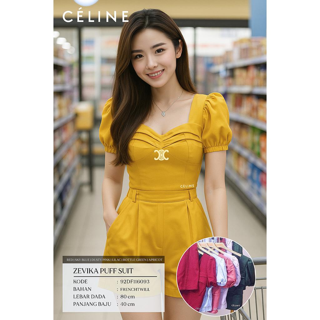 Zevika puff Suit (2 pieces) (DF116)