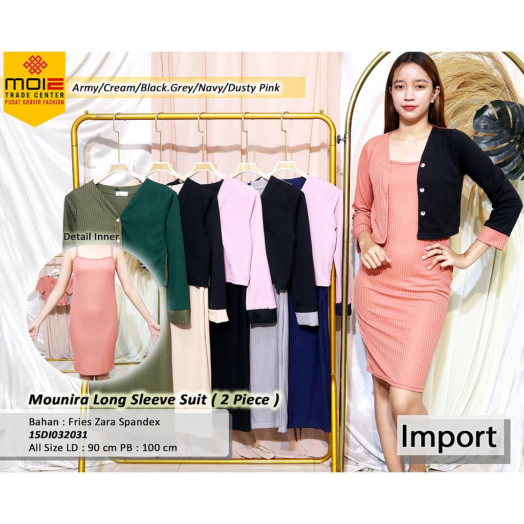 Mounira Long Slevee Suit(2 Piece) (DI032)