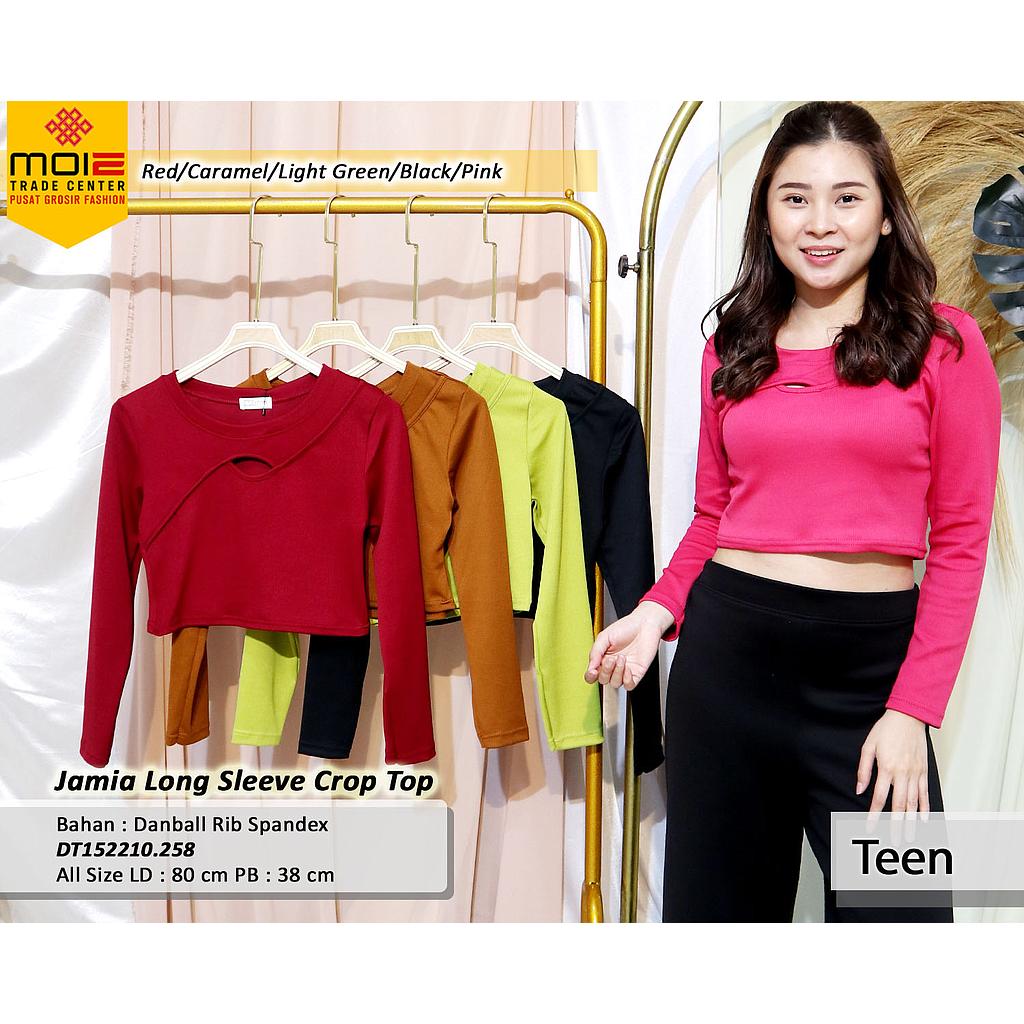 Jamia Long Sleeve Crop Top (DT.258)