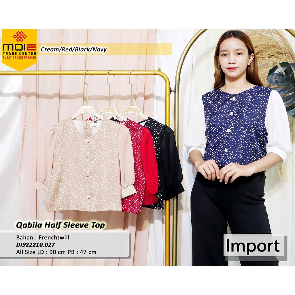 Qabila Half  Slevee Top(DI.027)