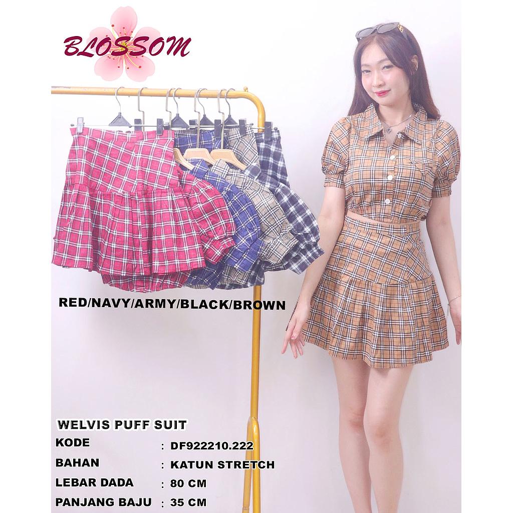 Welvis puff  suit ( 2piece) (DF.222)