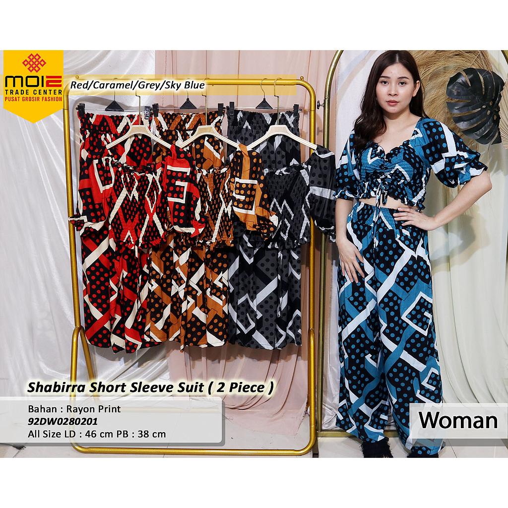 shabirra short sleeve suit(DW028)