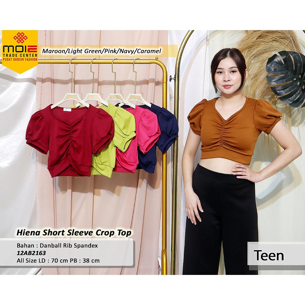 Hiena Short Sleeve Crop Top(AB216)