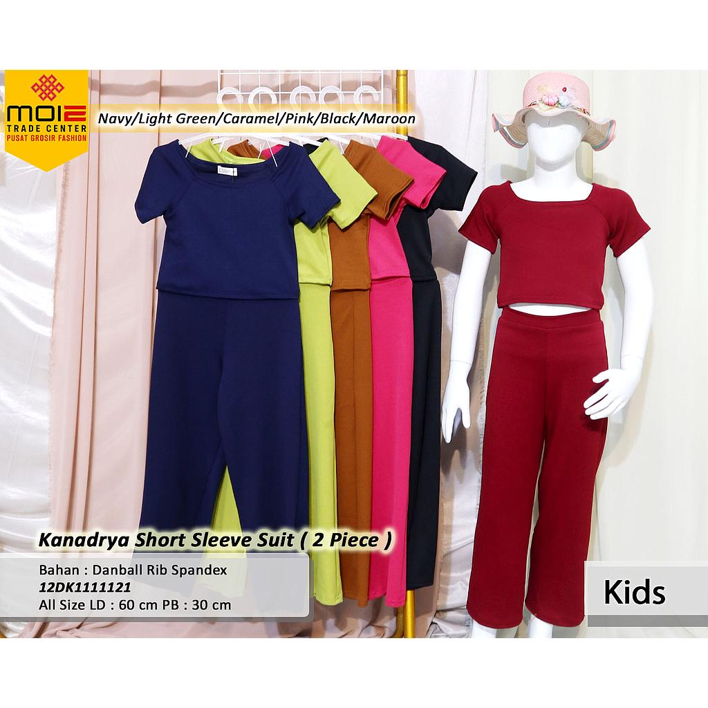 Kanadrya short Sleeve suit (2 piece) (DK111)