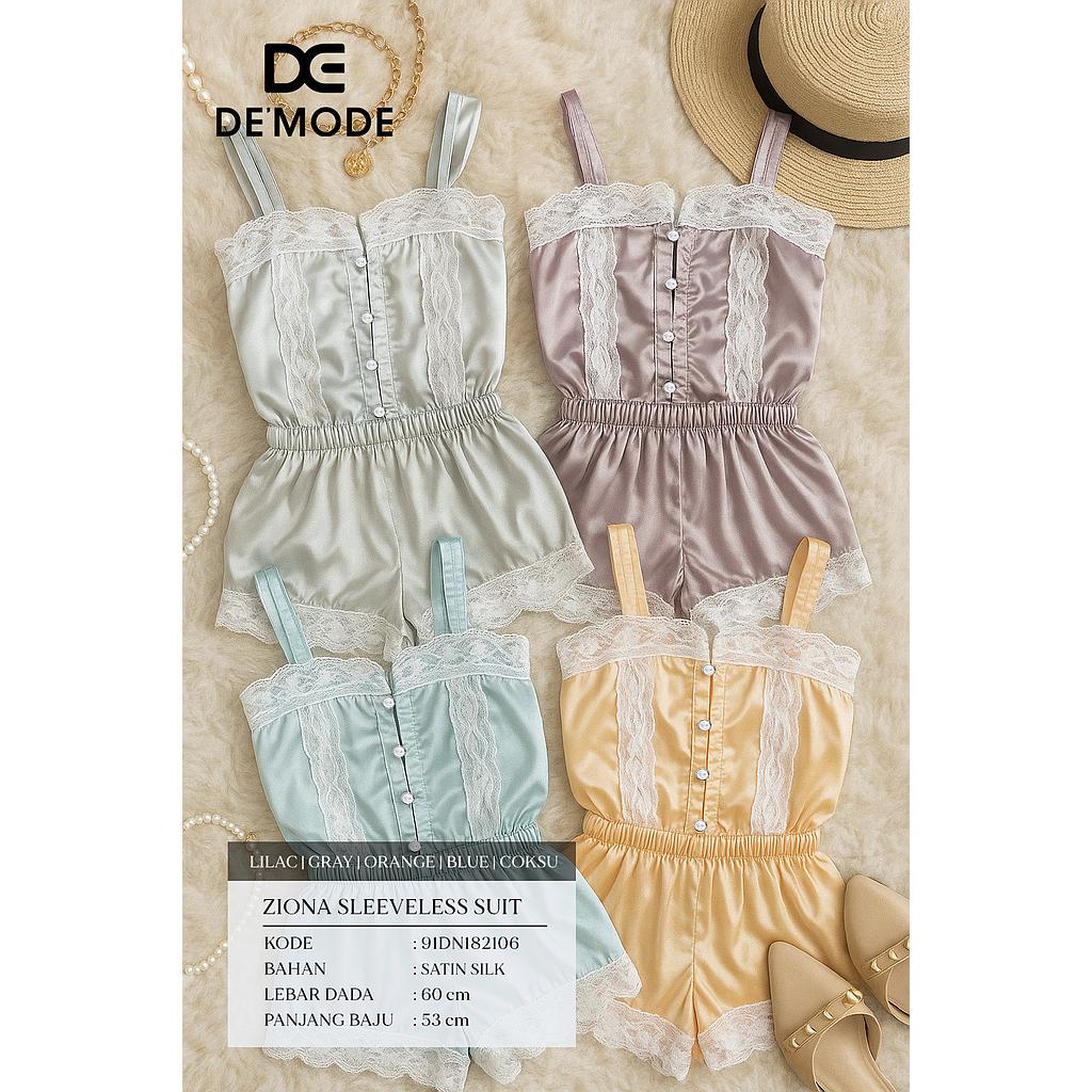 Ziona Sleeveless Suit (DN182)