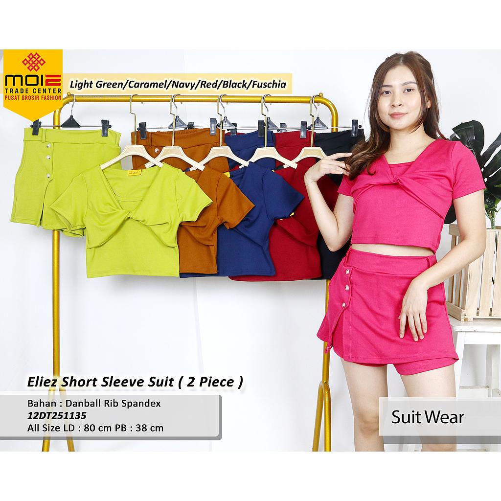 Eliez short sleeve suit  ( 2 Piece )  (DT251)