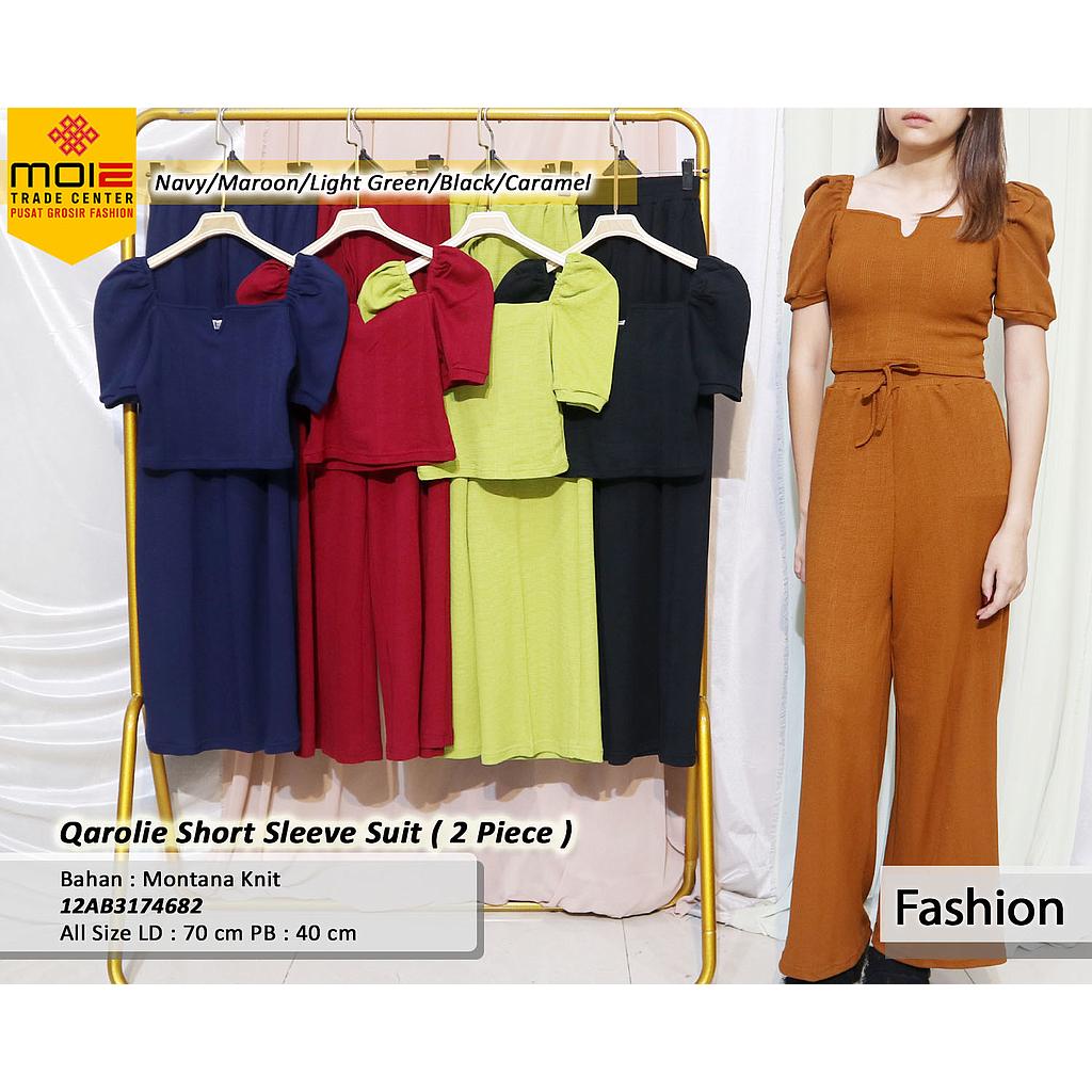 Qarolie Shirt Sleeve Suit (2 pieces) (AB317)