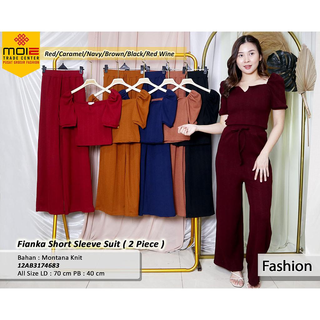 Tarany short sleeve suit (2piece) (AB317)
