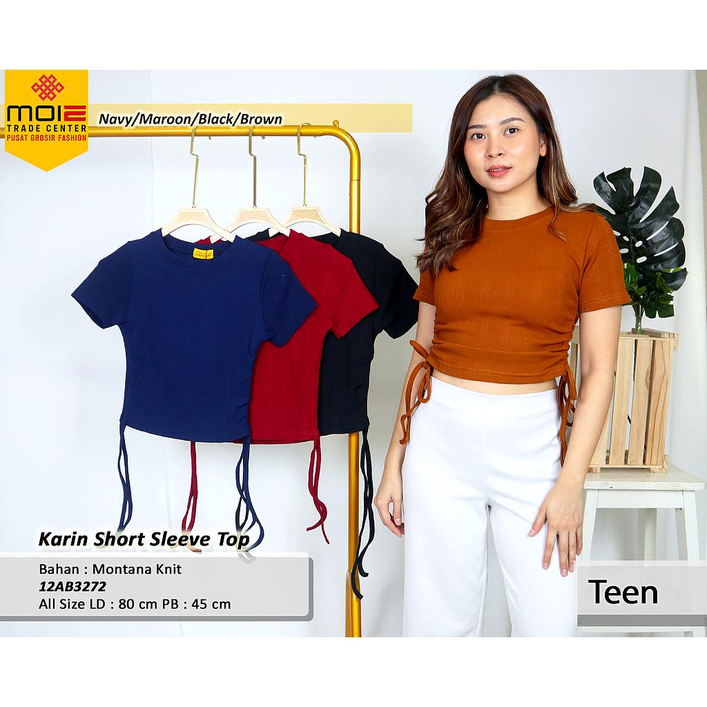 Karin Short Sleeve Top (AB327)