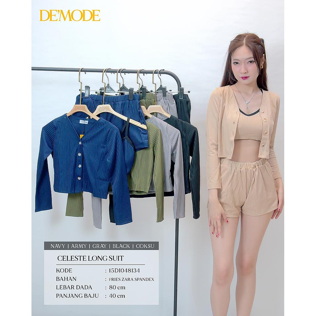 Celeste Long  Suit (3piece) (DI048)