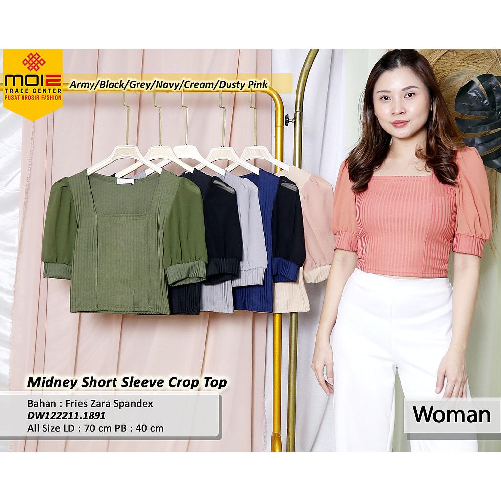 Midney Short Sleeve Crop Top (DW.189)