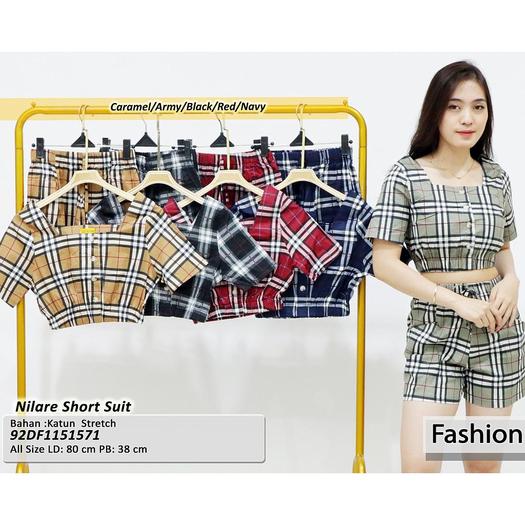 Nilare short sleeve suit ( 2piece) (DF115)
