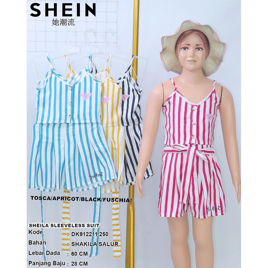 Sheila Sleeveless Suit (2 Piece) (DK.250)