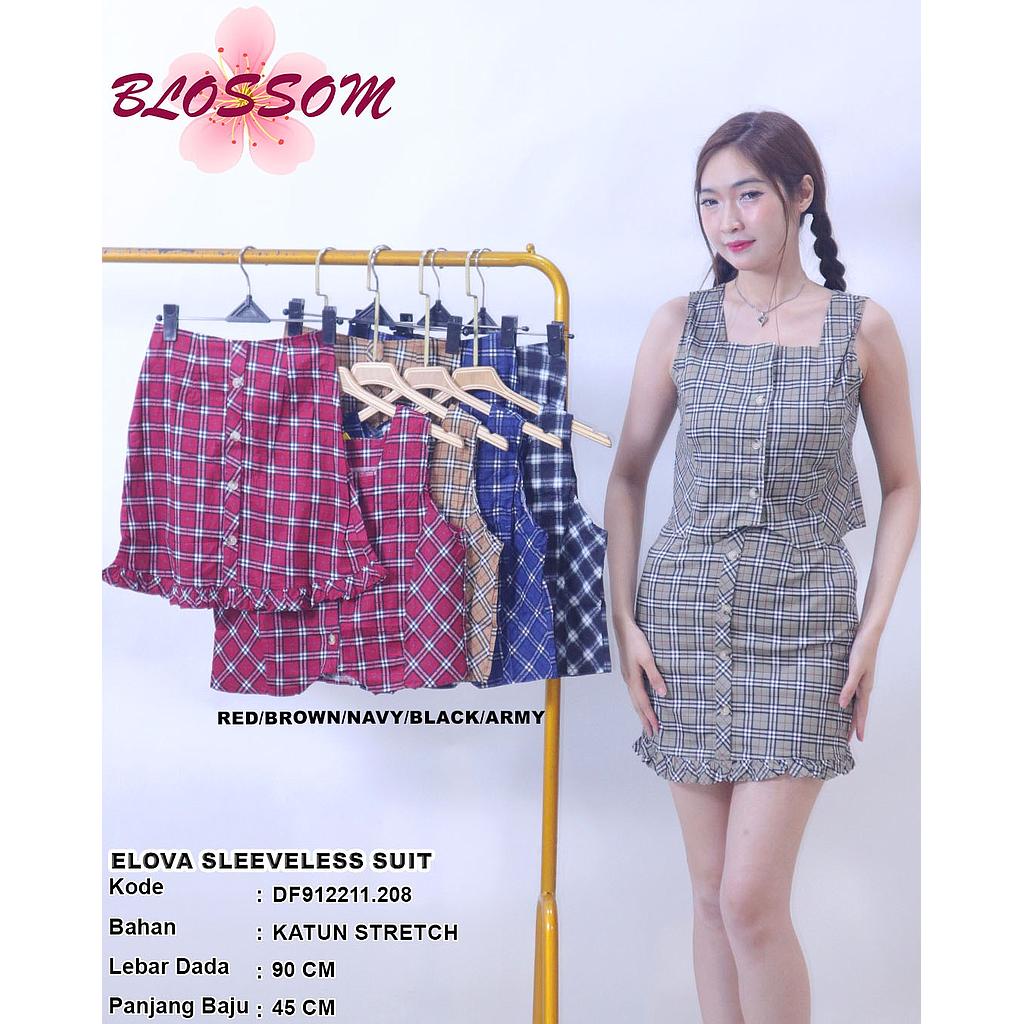 Elova Sleevess Suit (2Pieces) (DF.208)