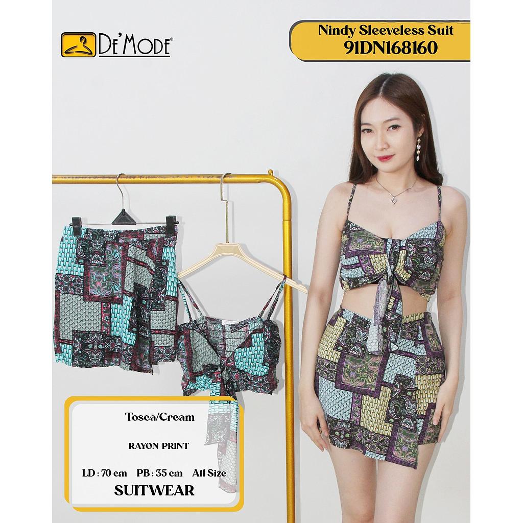 Nindy Sleeveless Suit  (DN168 )