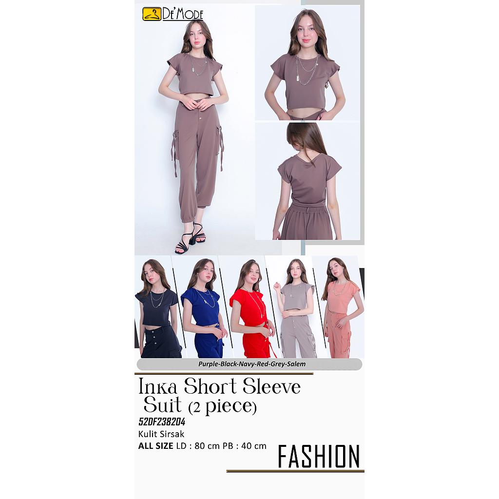 Inka Short Sleeve Suit (2 piece) (DF238)