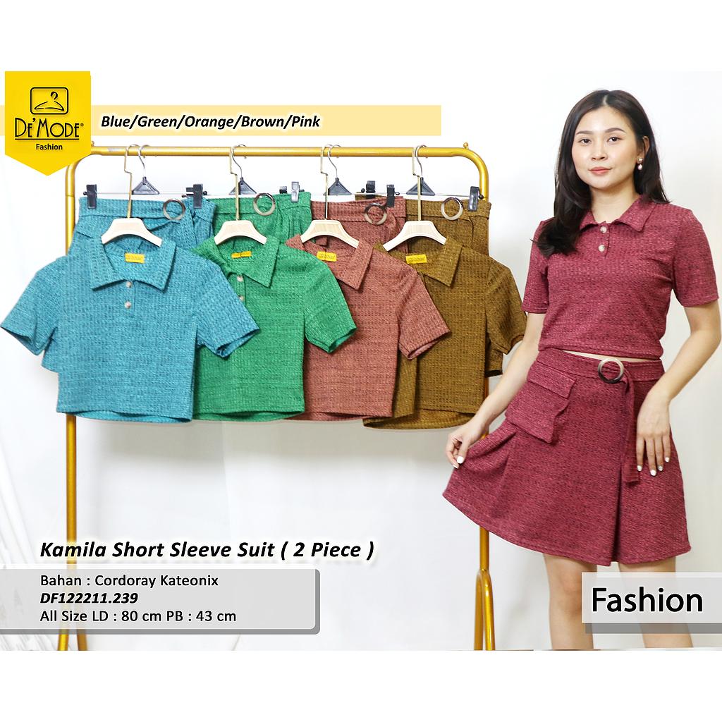 Kamila Short sleeve suit (2 piece) (DF.239)