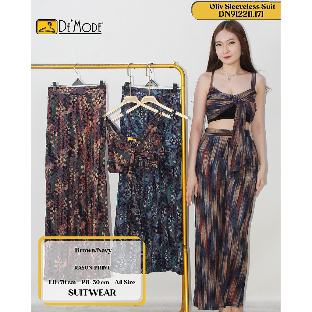Yully Sleeveless Suit (2 piece) (DN.171)