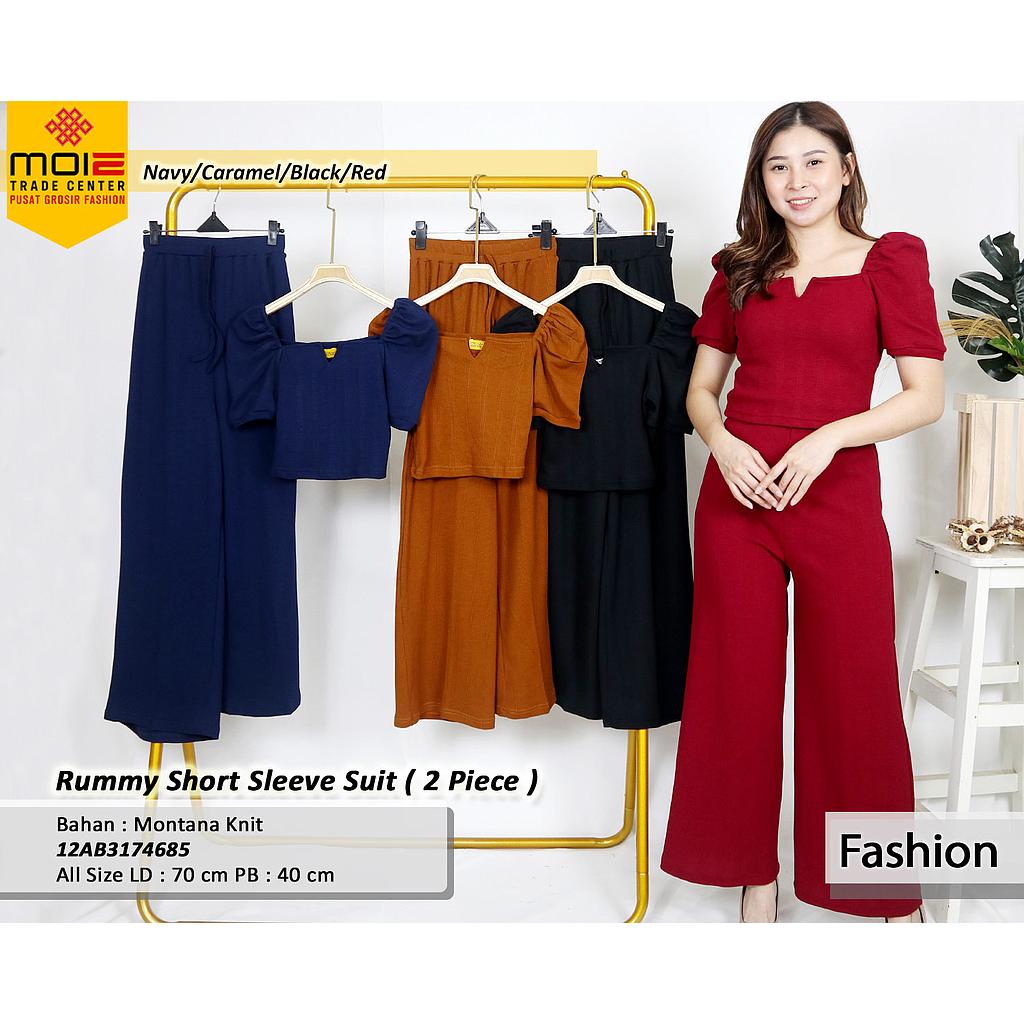 Rumy Short Sleeve Suit (2 piece) (AB317)