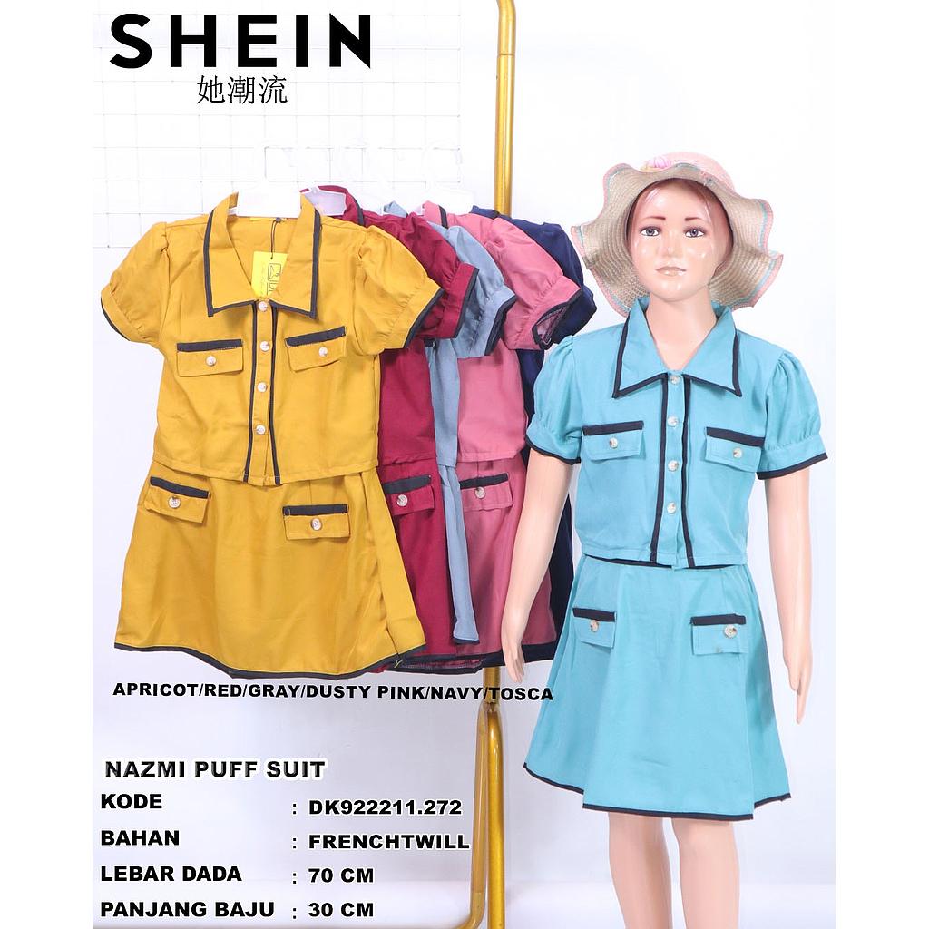 Nazmi puff Suit ( 2 Piece) (DK.272)