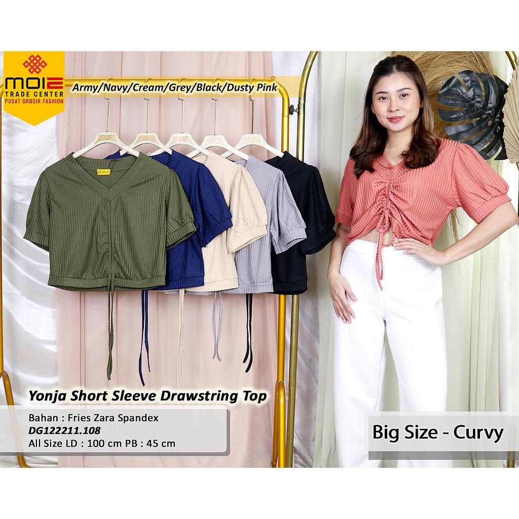 Yonja Short Sleeve Drawstring Top (DG.108)