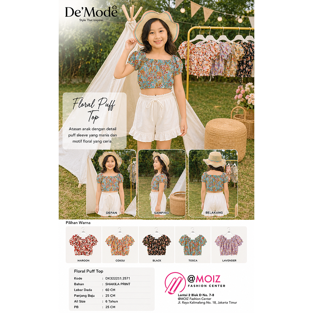 Kimmy Puff Top (DK.257)