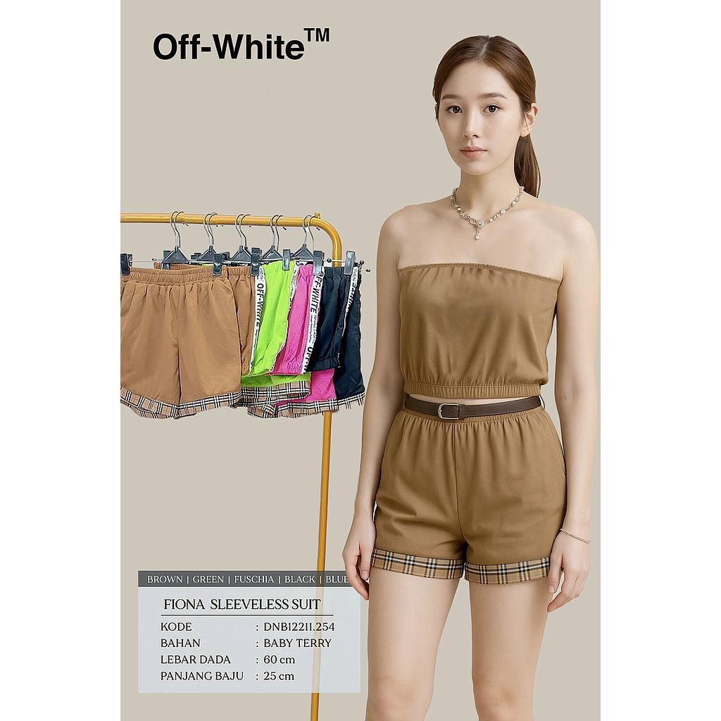 Fiona Sleeveles Suit (2 piece) (DN.254)