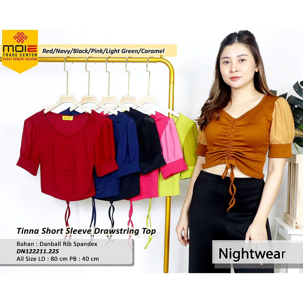 Tinna Short Sleeve Drawstring Top (DN.225)