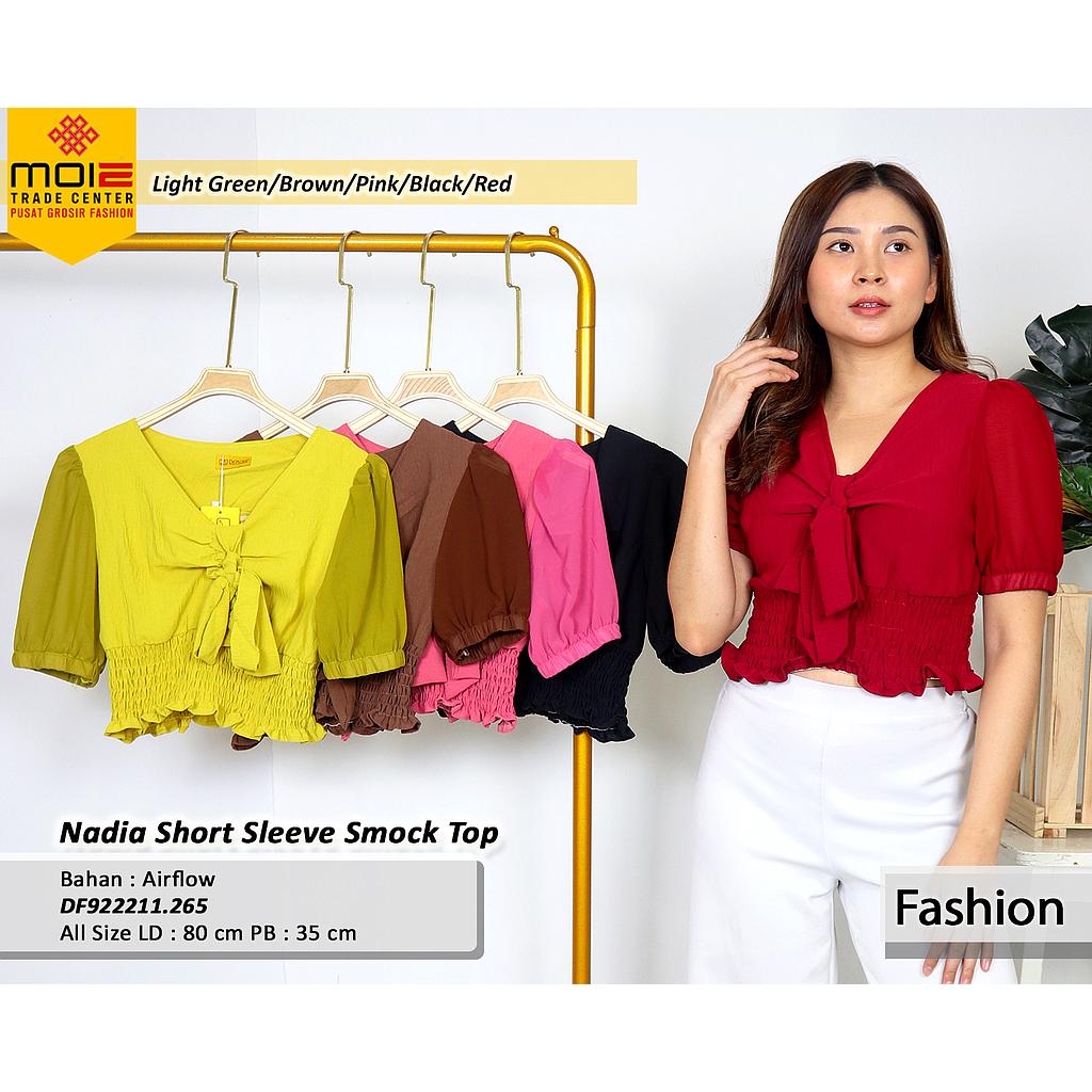 Nadia Short Sleeve Smock Top (DF.265)