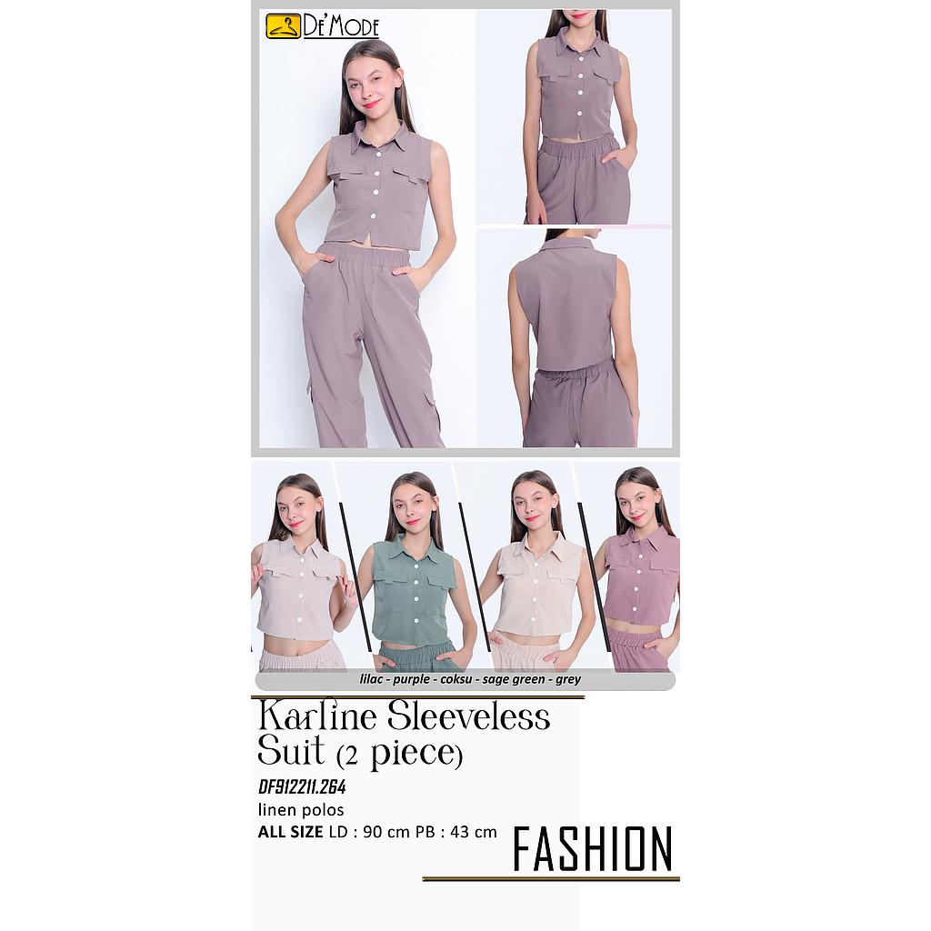 Karline Sleeveless Suit (2 piece) (DF.264)