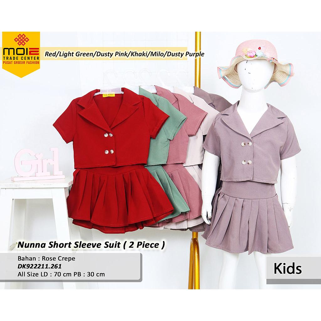 Nunna Short Sleeve Suit (2 piece) (DK.261)