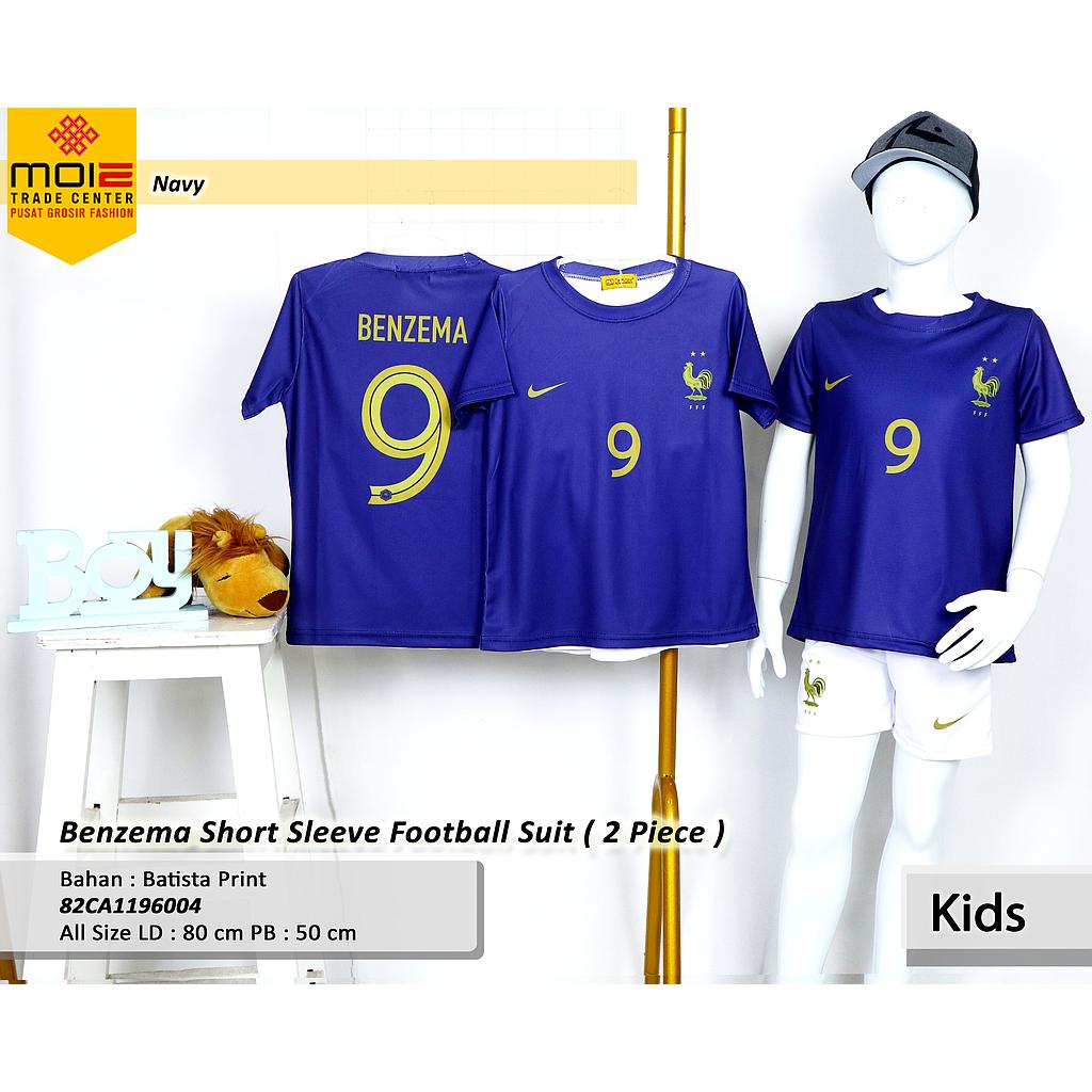 Benzema Short Sleeve Football Suit ( CA119)