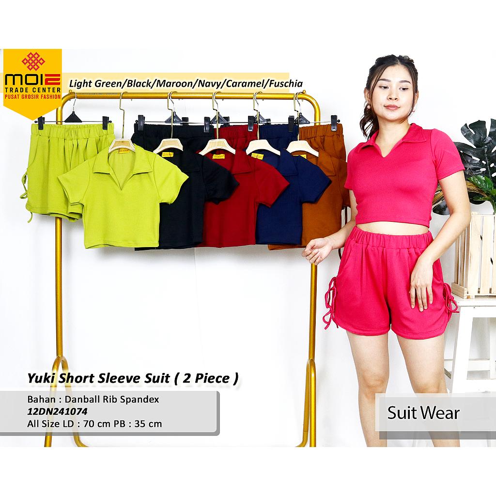 Yuki short sleeve suit (2piece) (DN241)