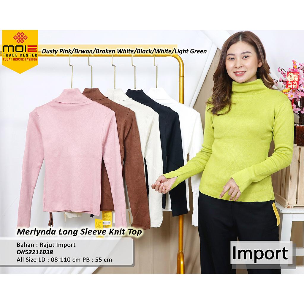 Merlynda long sleeve knit top